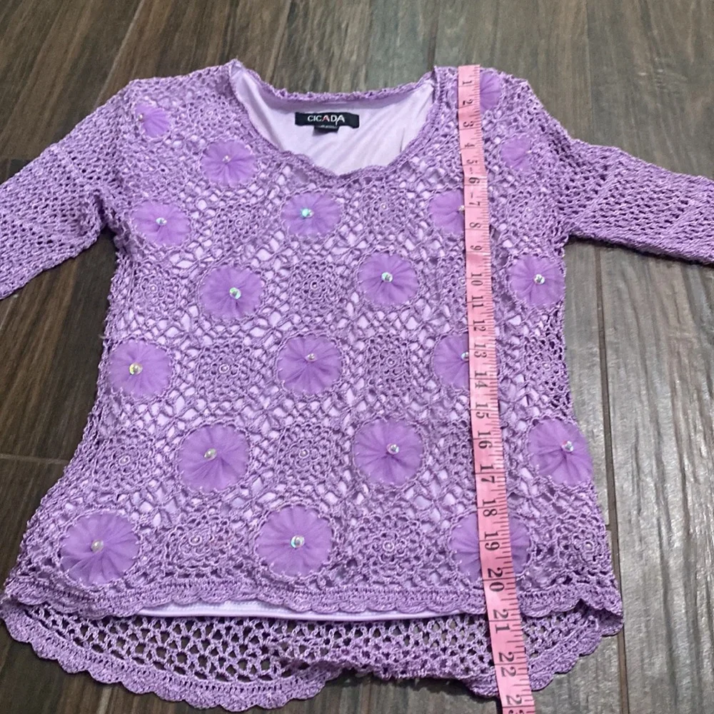 Cicada crochet blouse